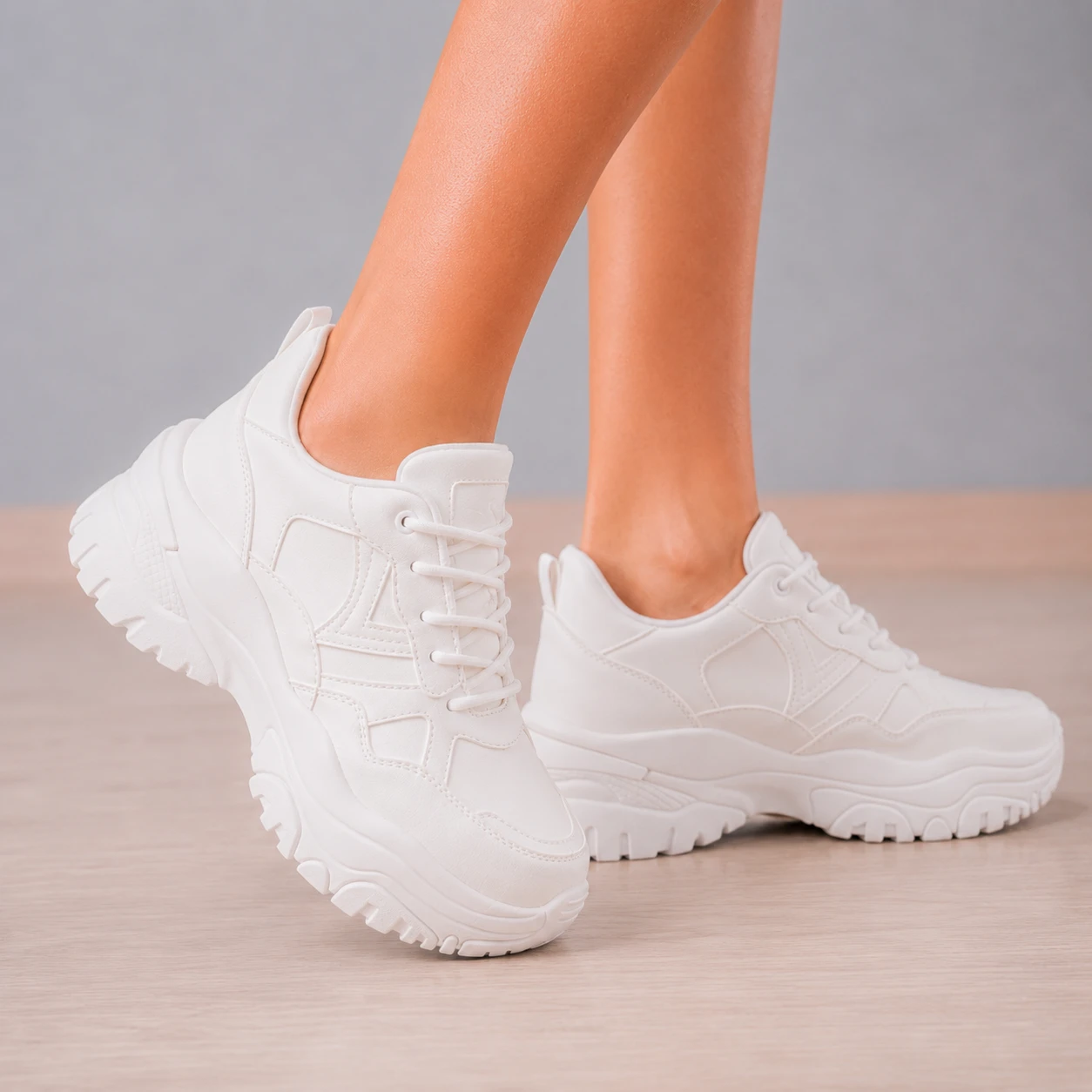 ZAPATILLAS URBANAS MUJER MILAN BLANCO - 1