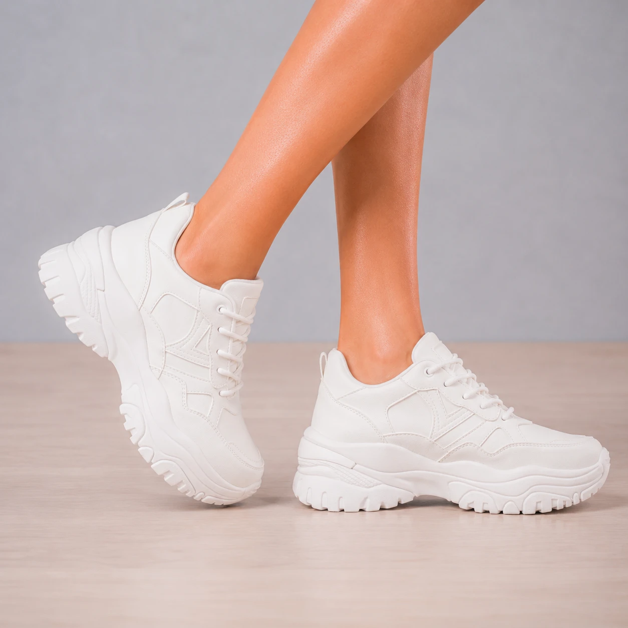 ZAPATILLAS URBANAS MUJER MILAN BLANCO - 6