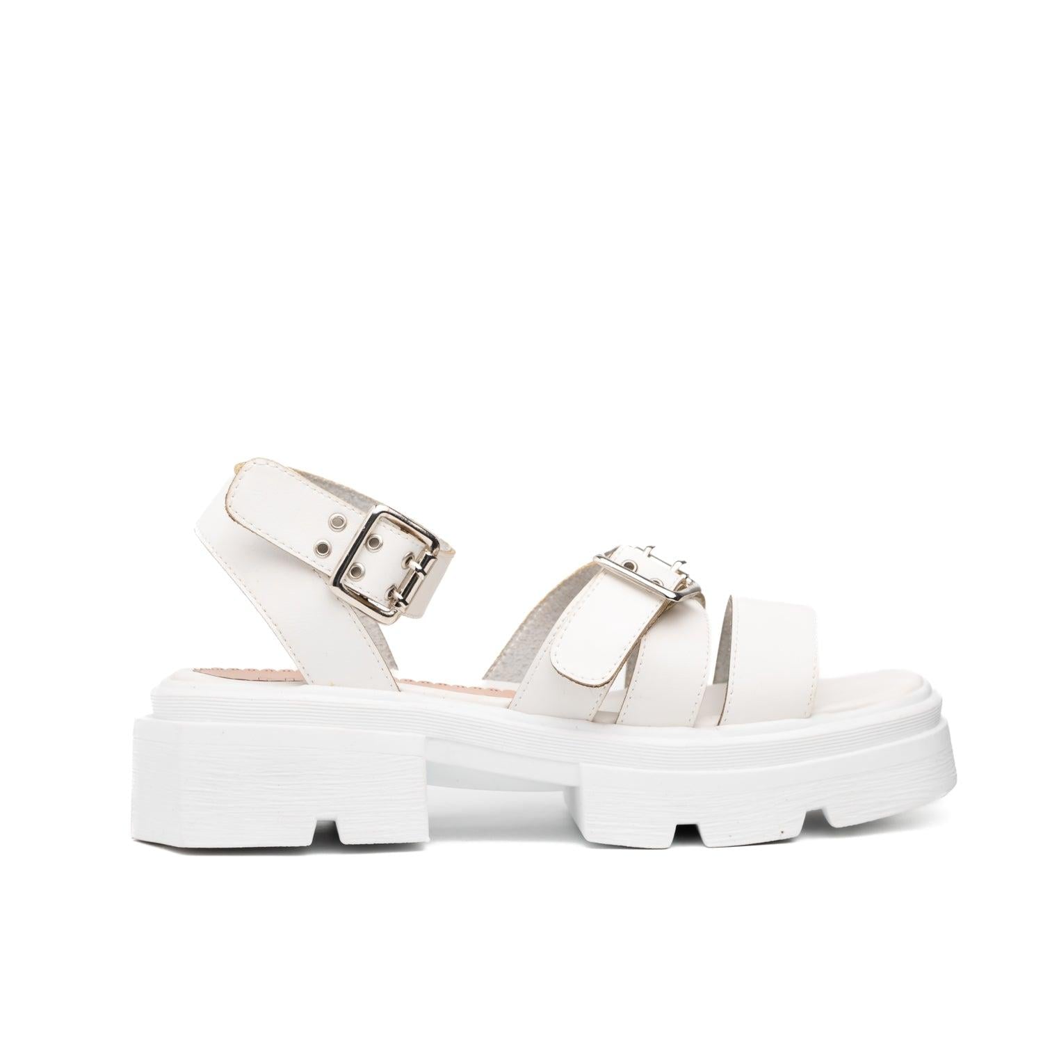 SANDALIAS CASUALES MUJER ZABADANI BLANCO - 4