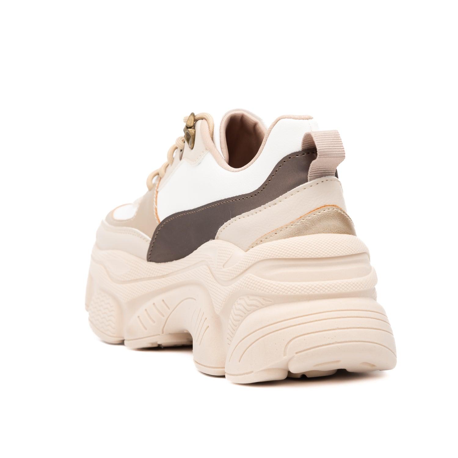 ZAPATILLAS URBANAS MUJER PASTONI BEIGE - 6