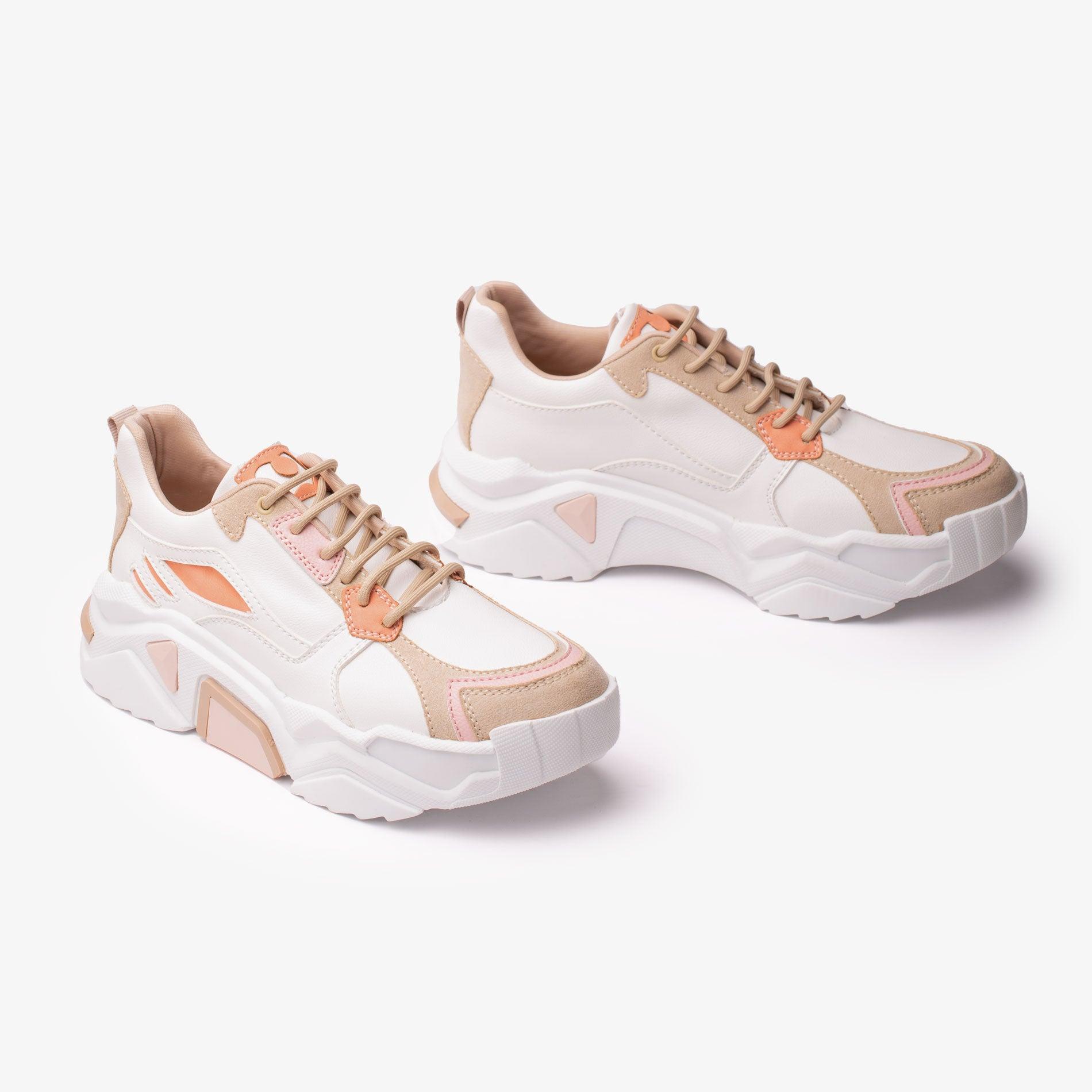 ZAPATILLAS URBANAS MUJER PERTH BEIGE - 4