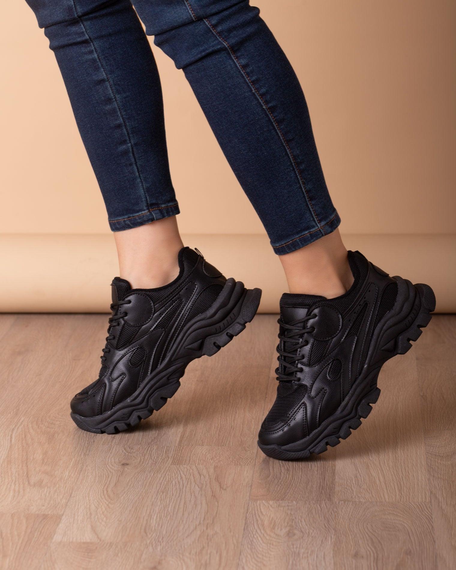 ZAPATILLAS URBANAS MUJER BAYONA NEGRO - 1