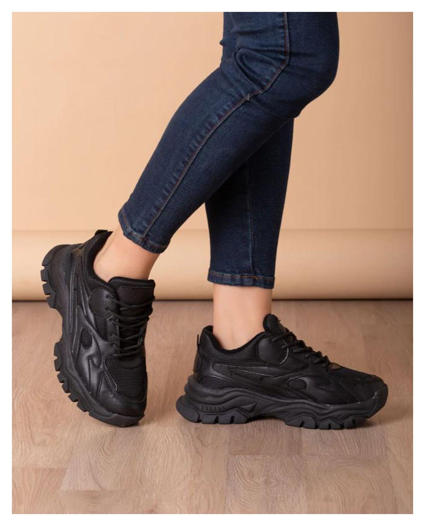 ZAPATILLAS URBANAS MUJER BAYONA NEGRO - 2