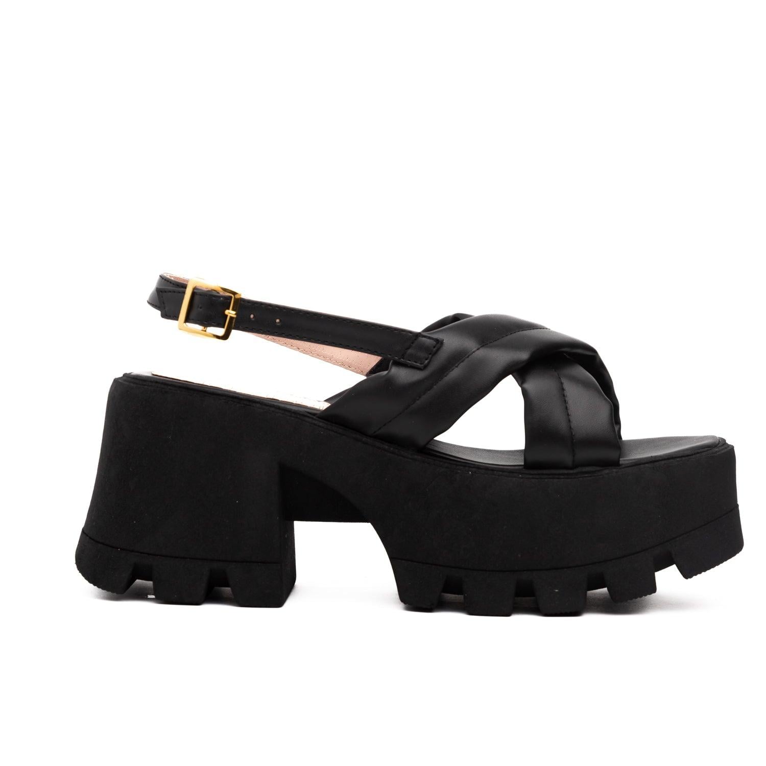 SANDALIAS CASUALES MUJER PLEYADES NEGRO - 4