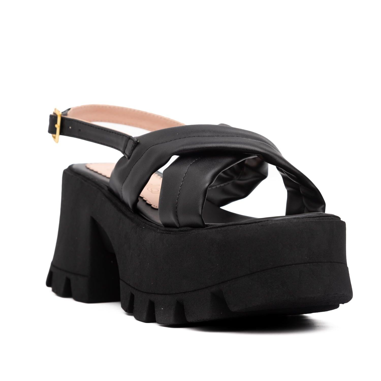 SANDALIAS CASUALES MUJER PLEYADES NEGRO - 5