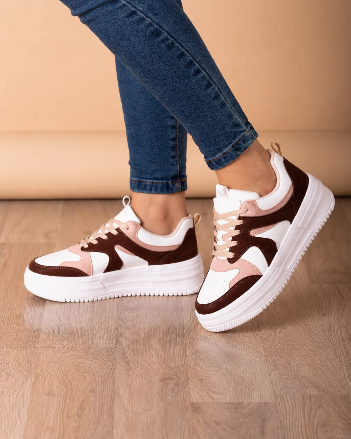 ZAPATILLAS URBANAS MUJER RUAN MARRON - 1
