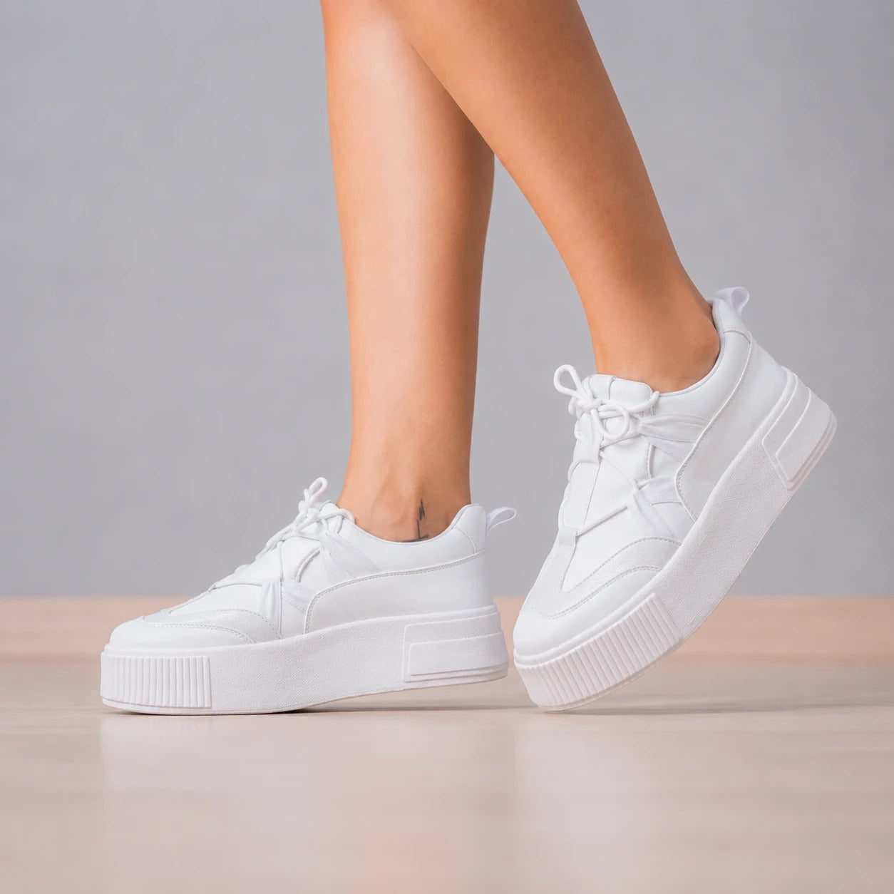 ZAPATILLAS URBANAS MUJER RUMANIA BLANCO - 1