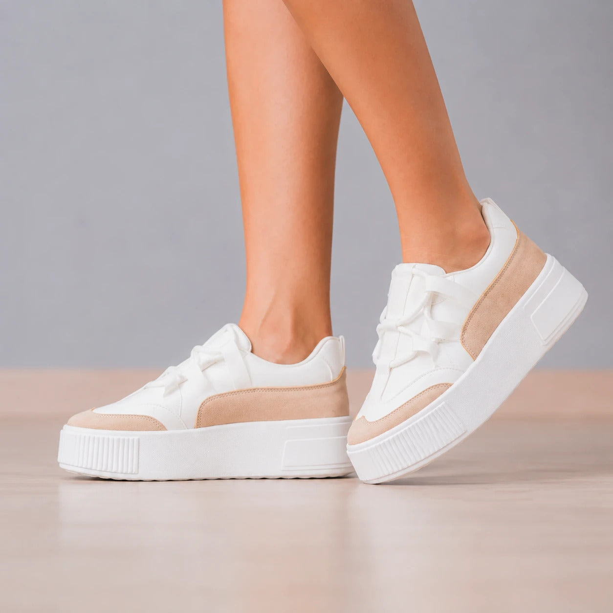 ZAPATILLAS URBANAS MUJER RUMANIA BLANCO - 1