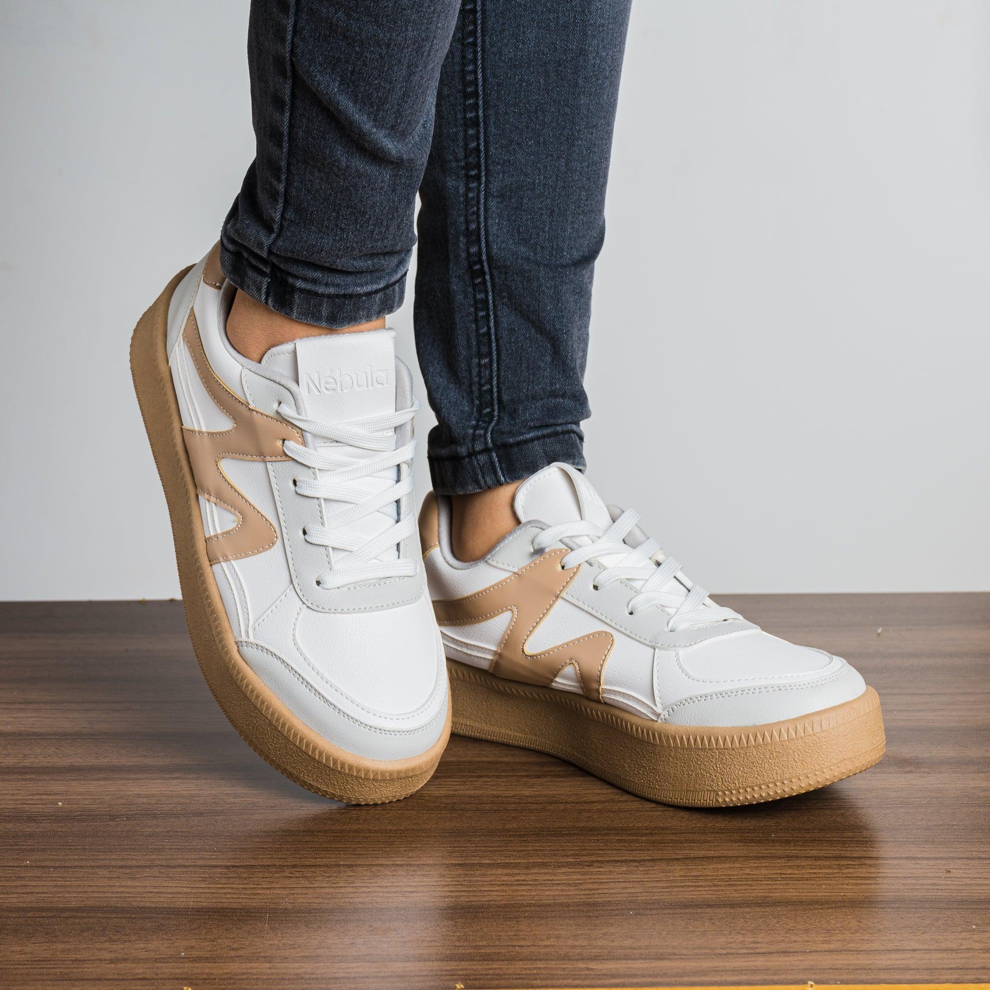 ZAPATILLAS URBANAS MUJER DINASTY BEIGE - 1