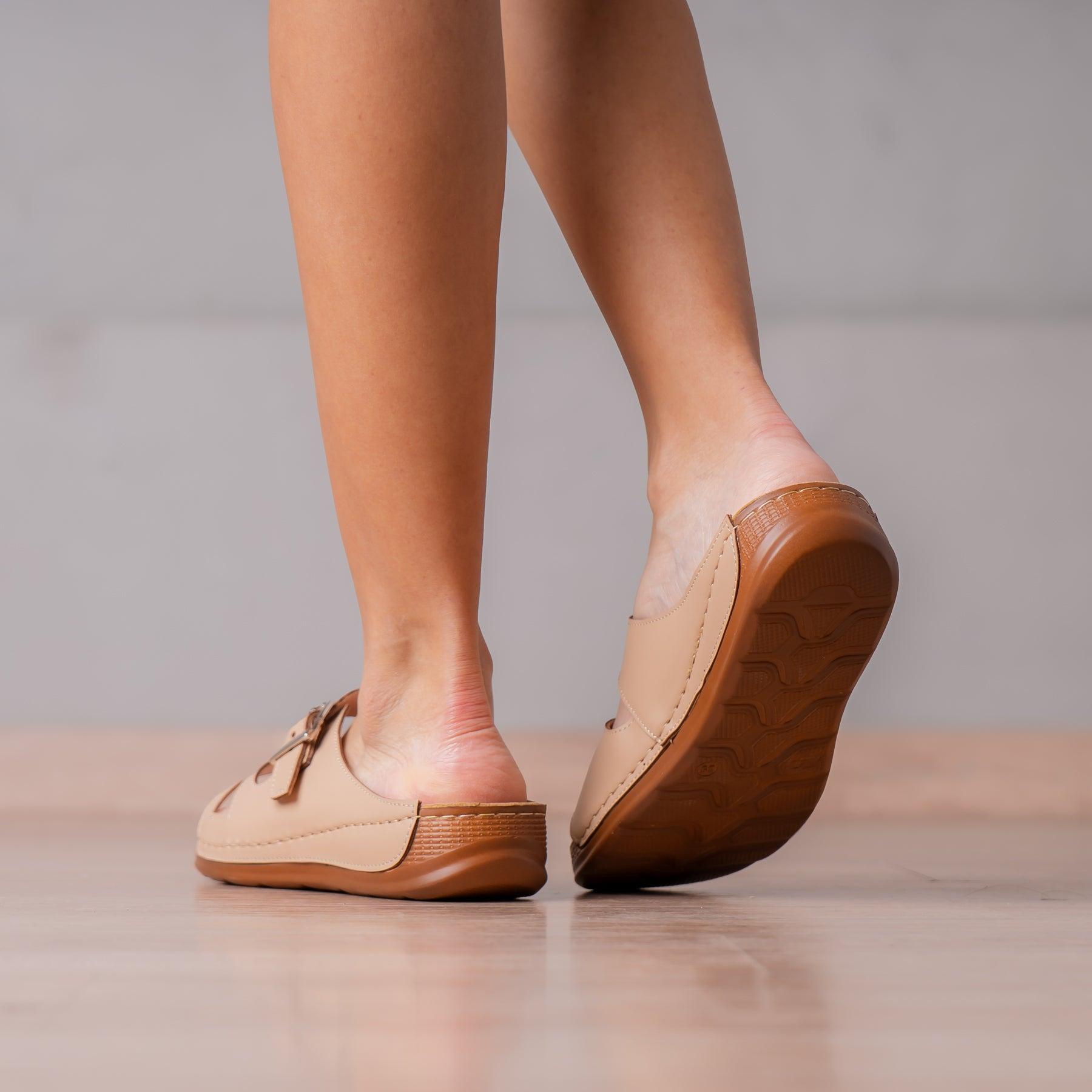 SANDALIAS CASUALES MUJER JOPH BEIGE - 3