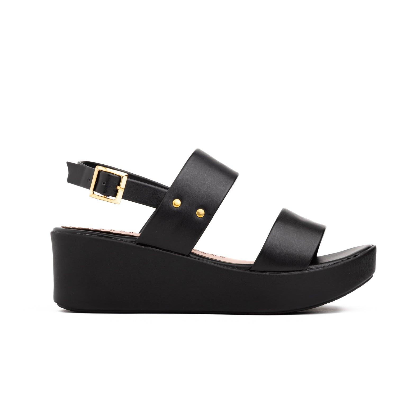 SANDALIAS MUJER PEVES NEGRO - 4