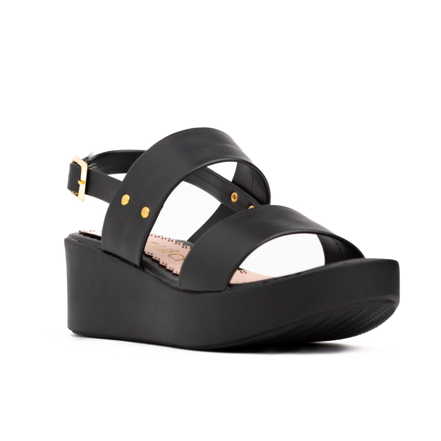 SANDALIAS MUJER PEVES NEGRO - 5