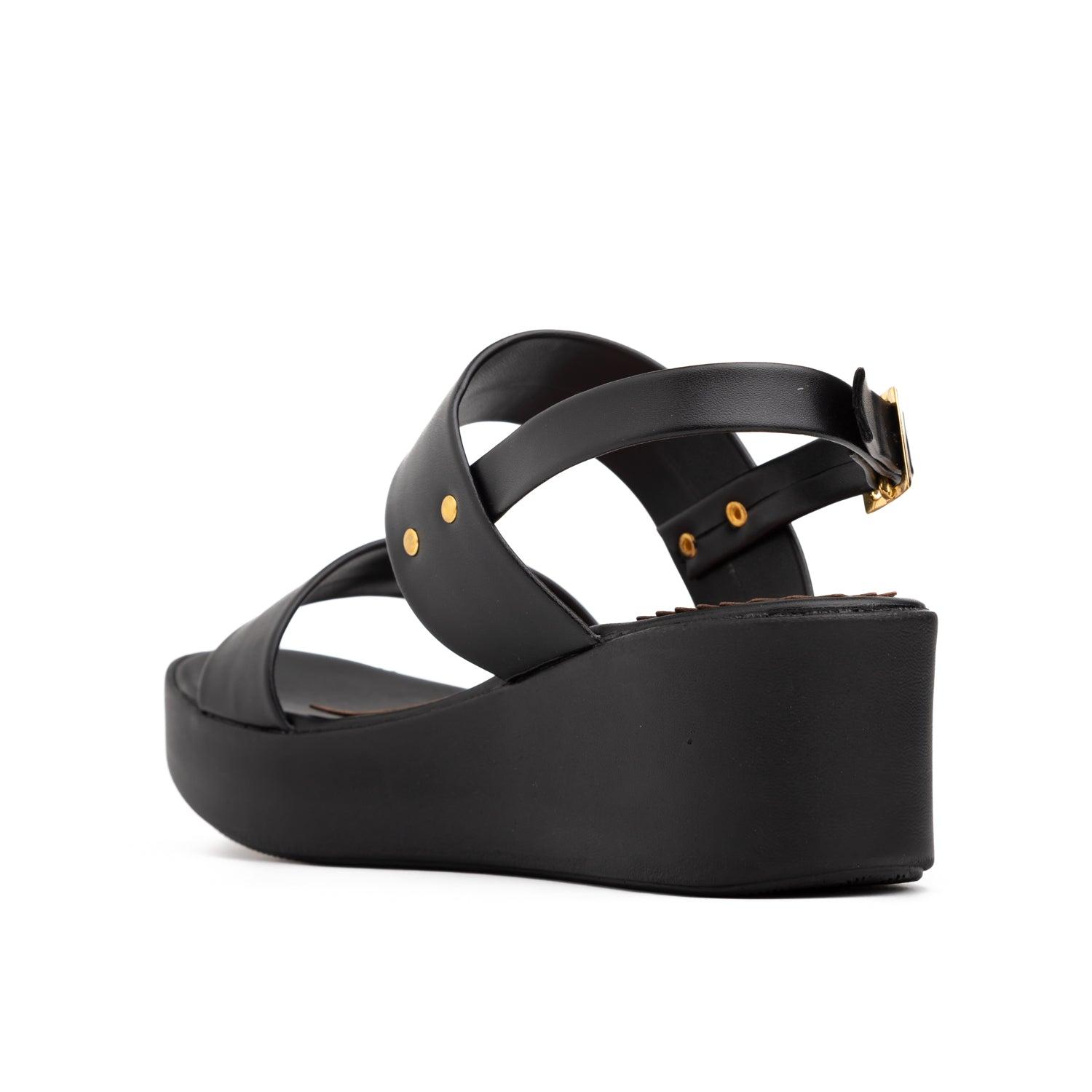 SANDALIAS MUJER PEVES NEGRO - 6