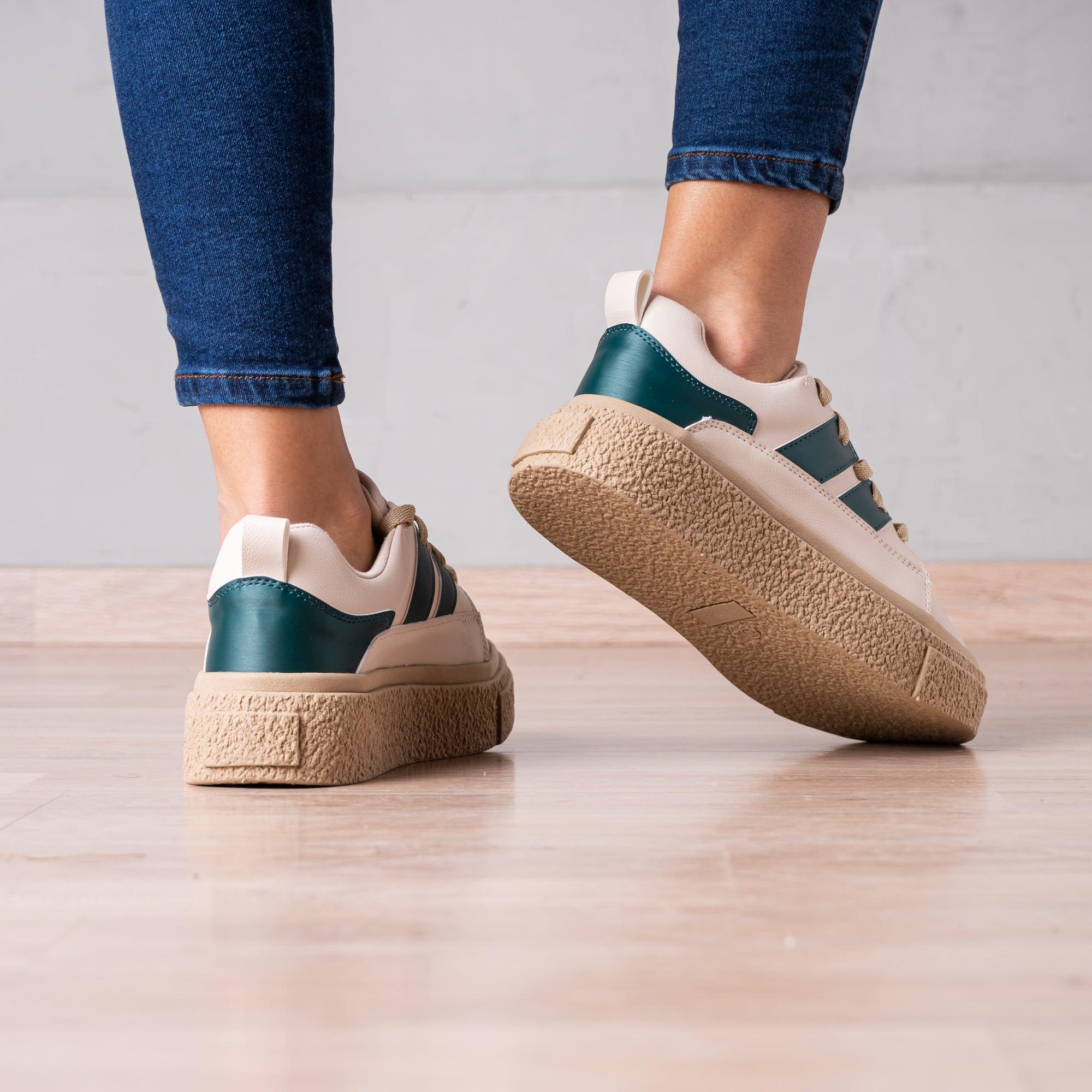 ZAPATILLAS URBANAS MUJER LONZO VERDE - 3