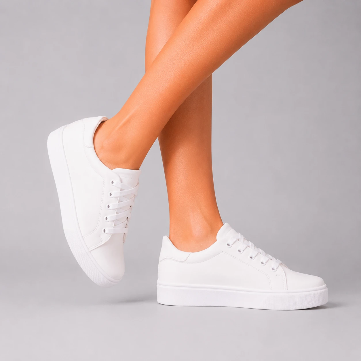 ZAPATILLAS URBANAS MUJER SPLIT BLANCO - 2