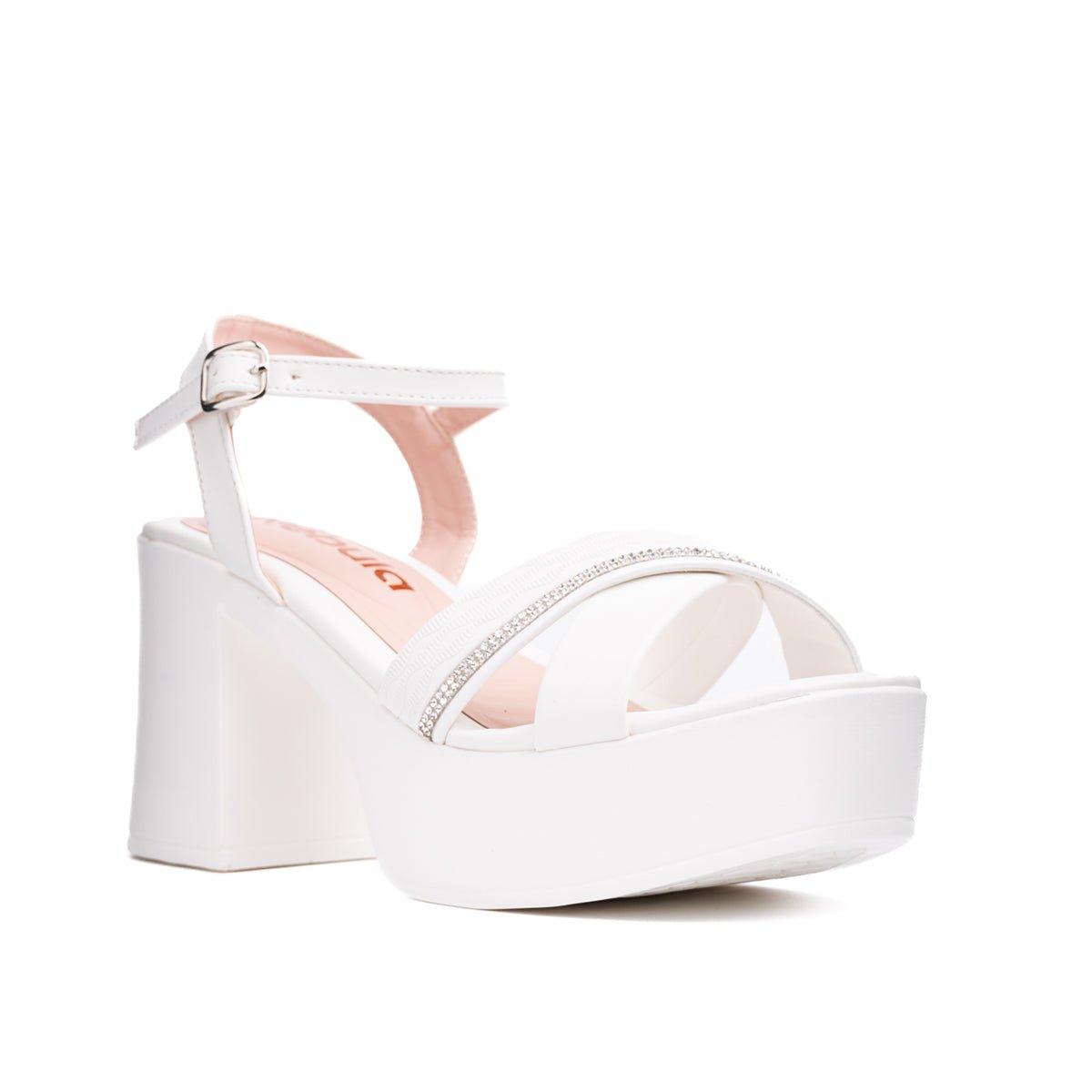 SANDALIAS DE VESTIR MUJER BLAKE BLANCO - 5