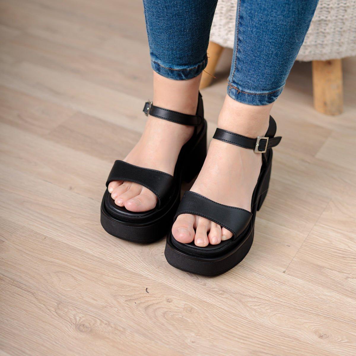 SANDALIAS CASUALES MUJER LUCYANI NEGRO - 2