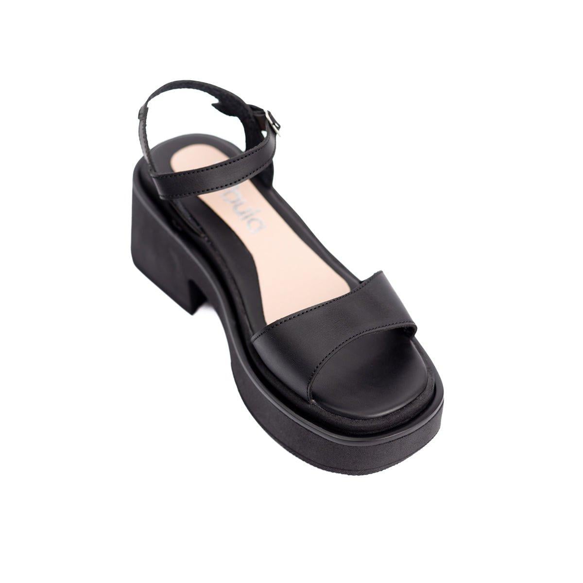 SANDALIAS CASUALES MUJER LUCYANI NEGRO - 5