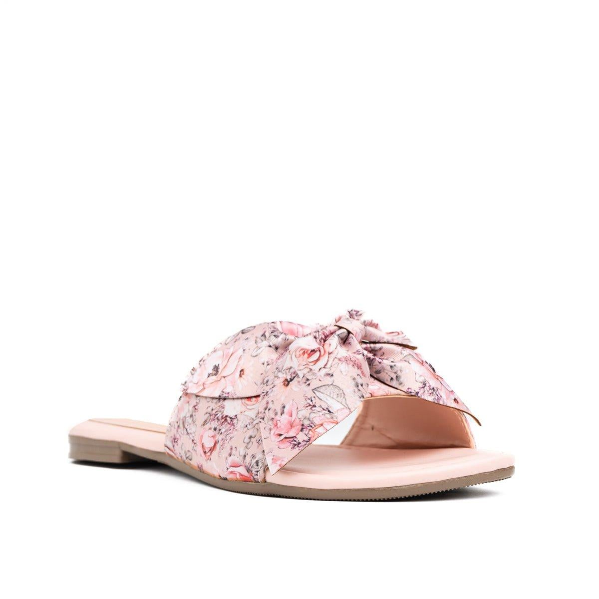 SANDALIAS CASUALES MUJER FLOR FLOREADO ROSADO - 5