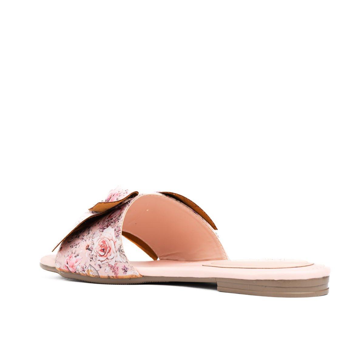 SANDALIAS CASUALES MUJER FLOR FLOREADO ROSADO - 6