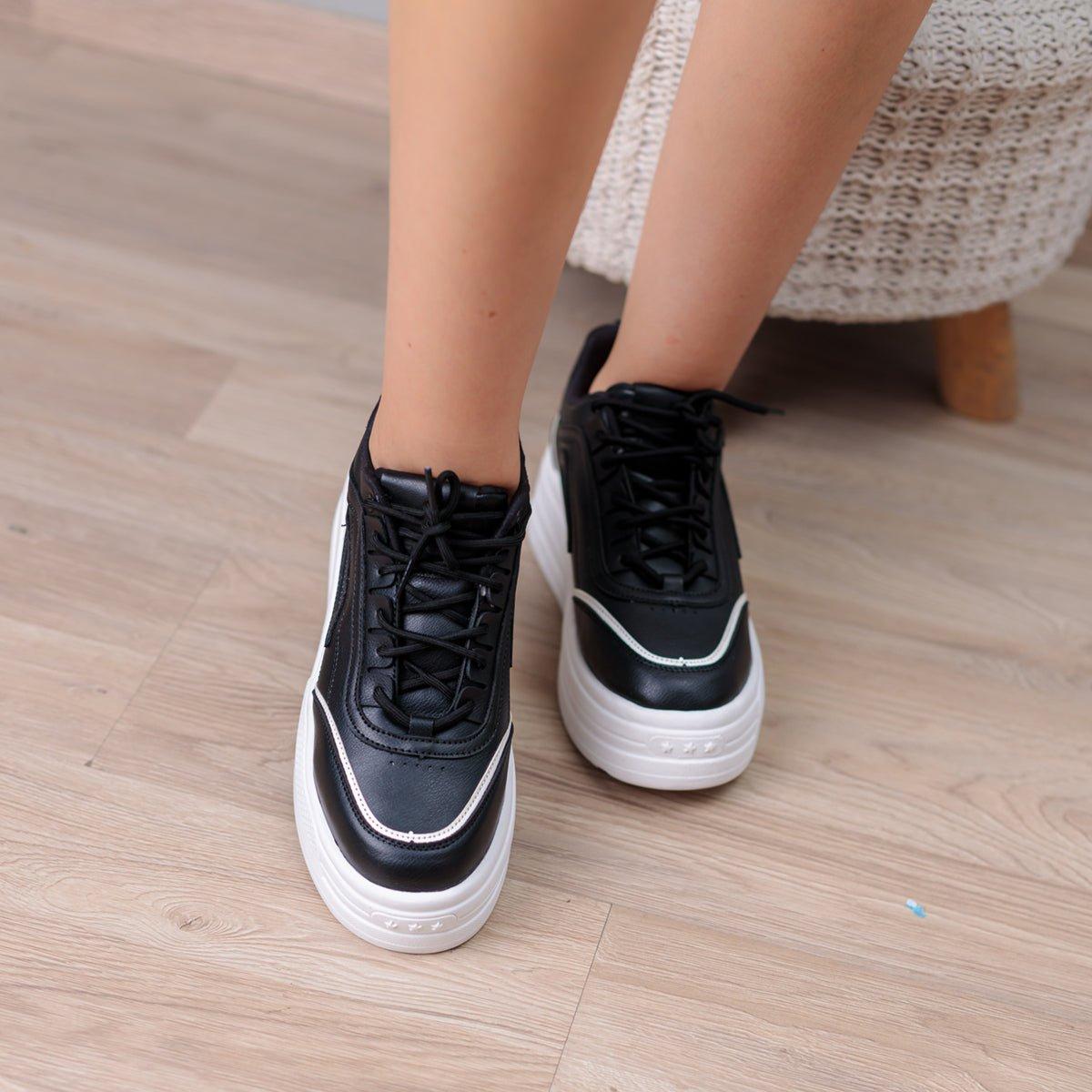 ZAPATILLAS URBANAS MUJER QUEPOS NEGRO - 2