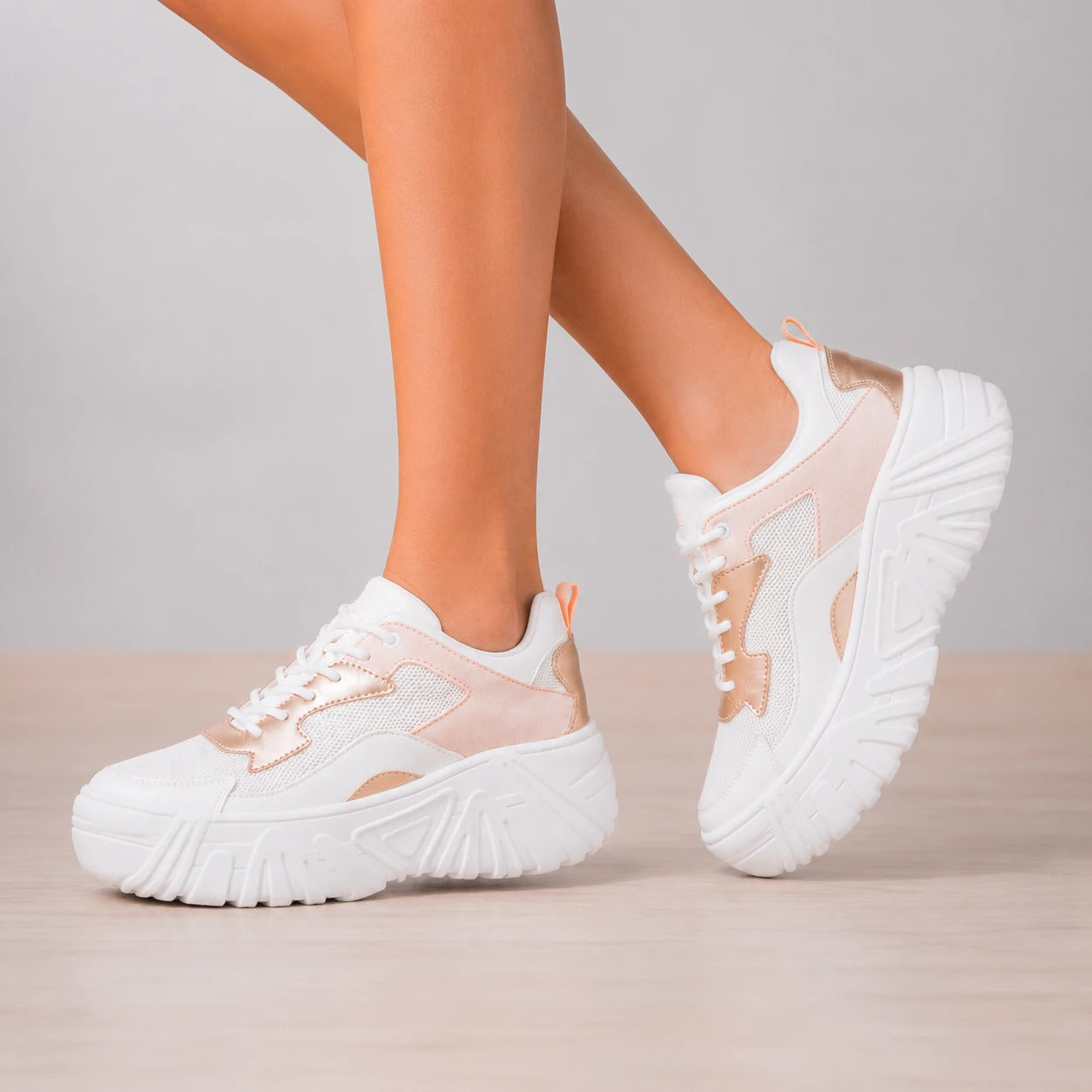 ZAPATILLAS URBANAS MUJER QATAR PALO ROSA - 5