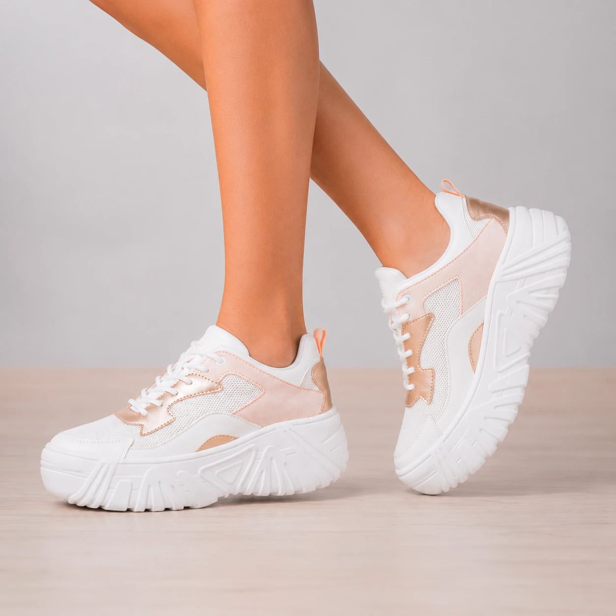 ZAPATILLAS URBANAS MUJER QATAR PALO ROSA - 5