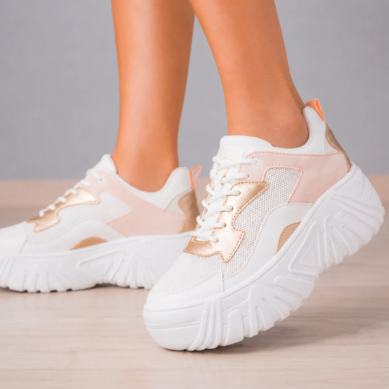ZAPATILLAS URBANAS MUJER QATAR PALO ROSA - 6