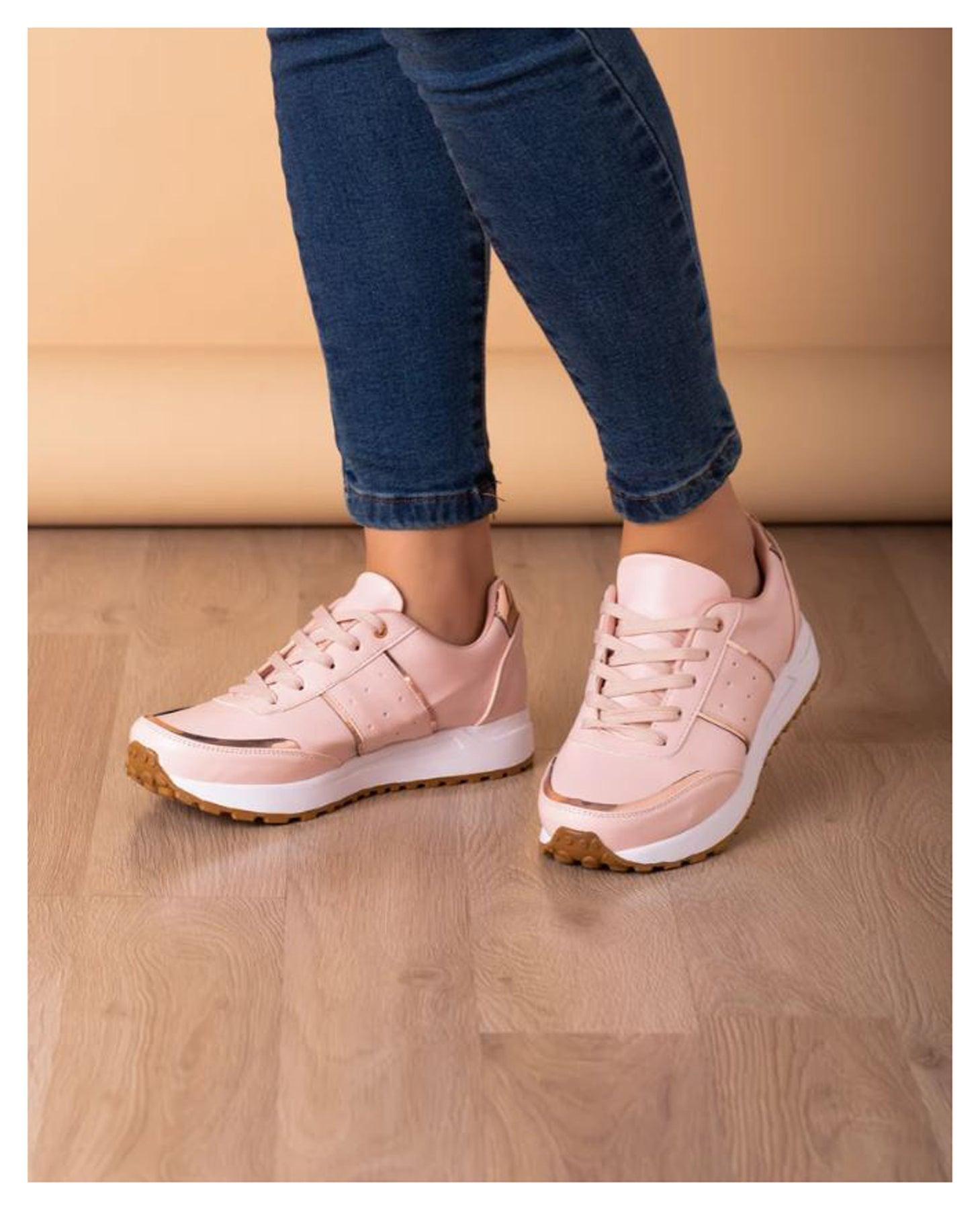 ZAPATILLAS URBANAS MUJER EDESSA PALO ROSA - 2