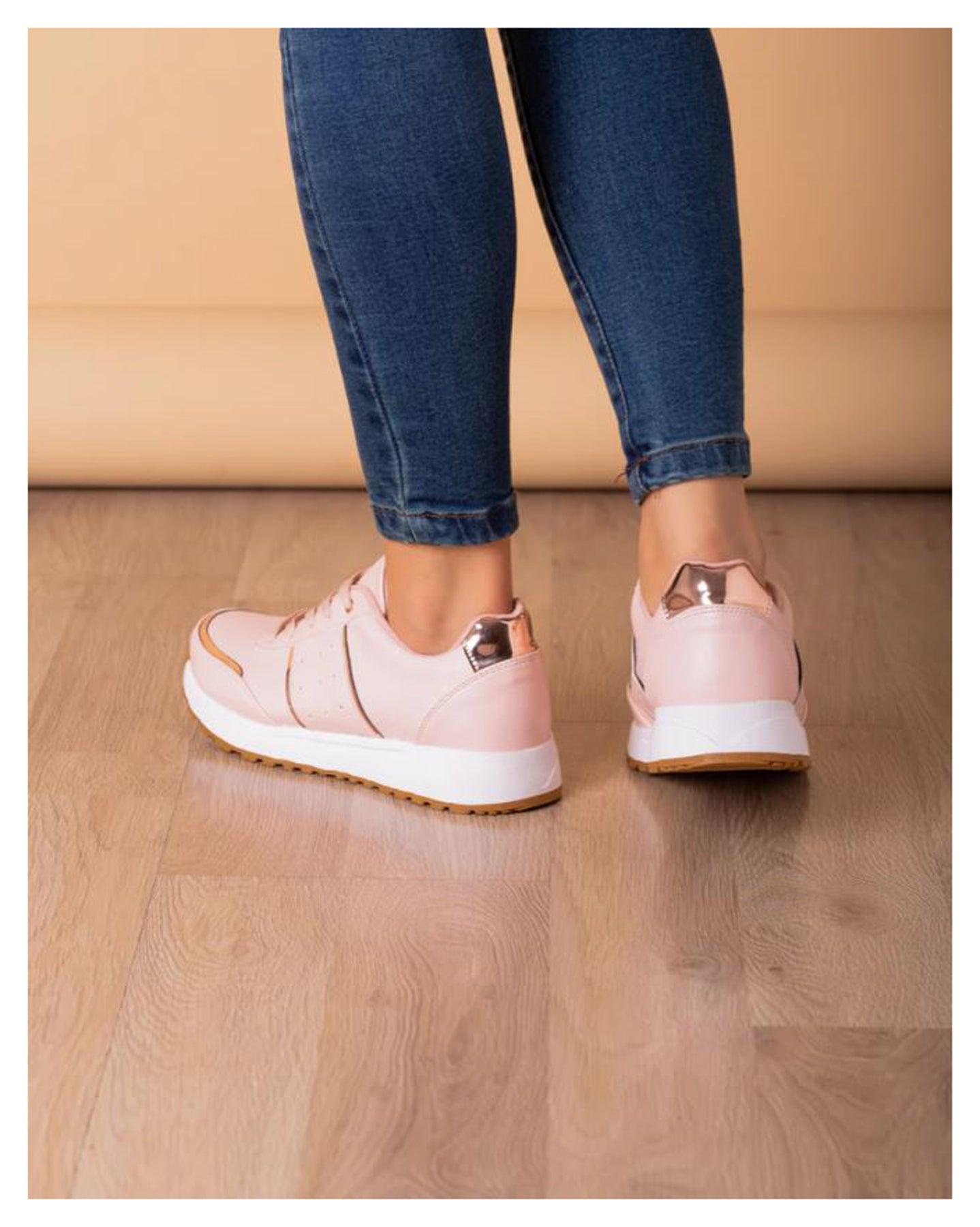 ZAPATILLAS URBANAS MUJER EDESSA PALO ROSA - 3