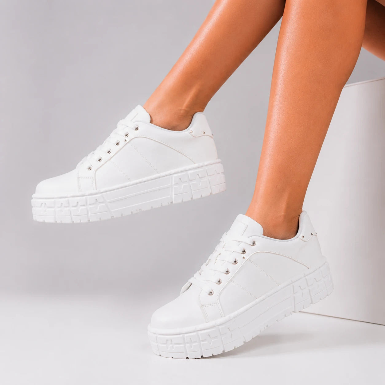 ZAPATILLAS URBANAS MUJER CORA BLANCO - 6