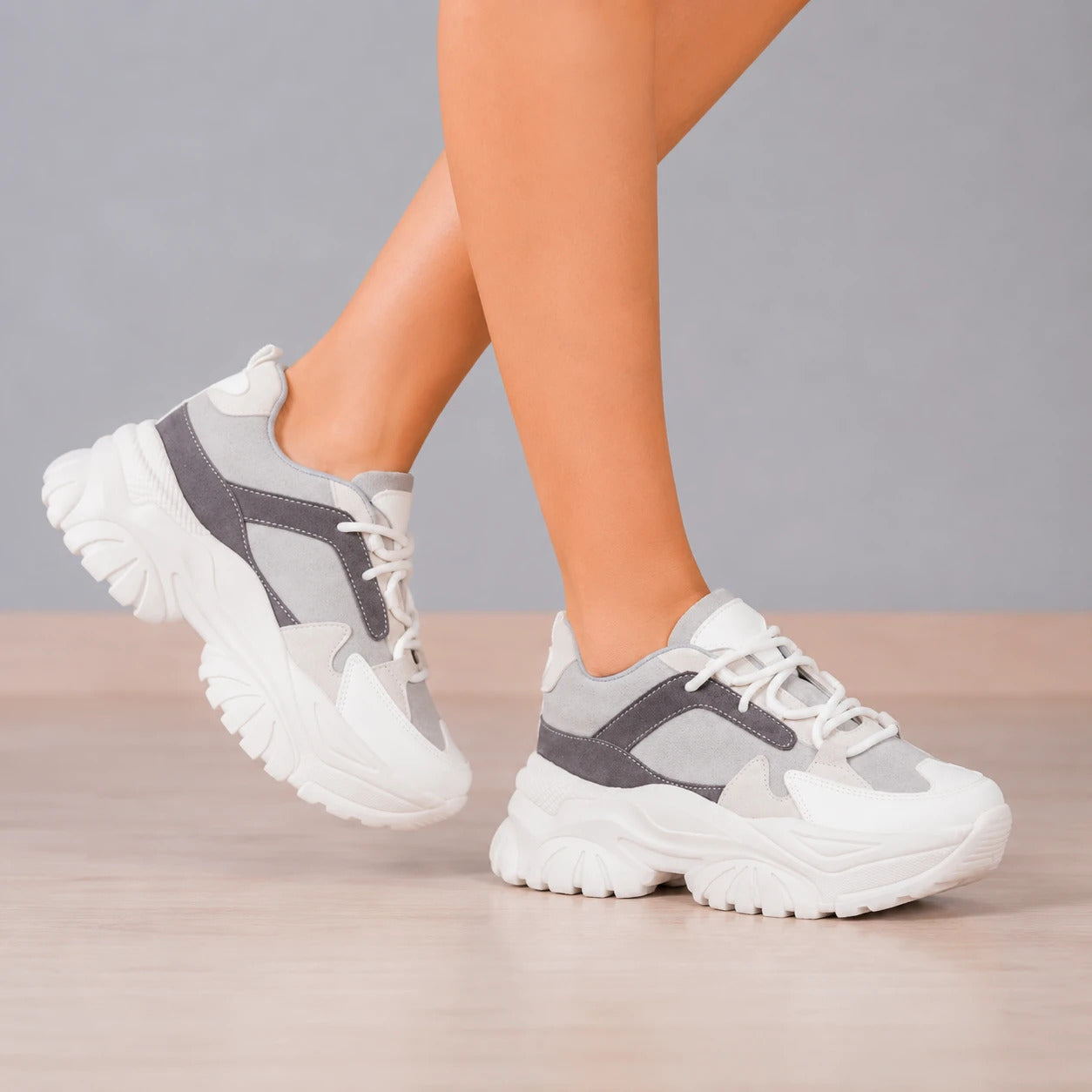 ZAPATILLAS URBANAS MUJER SNOW GRIS - 6