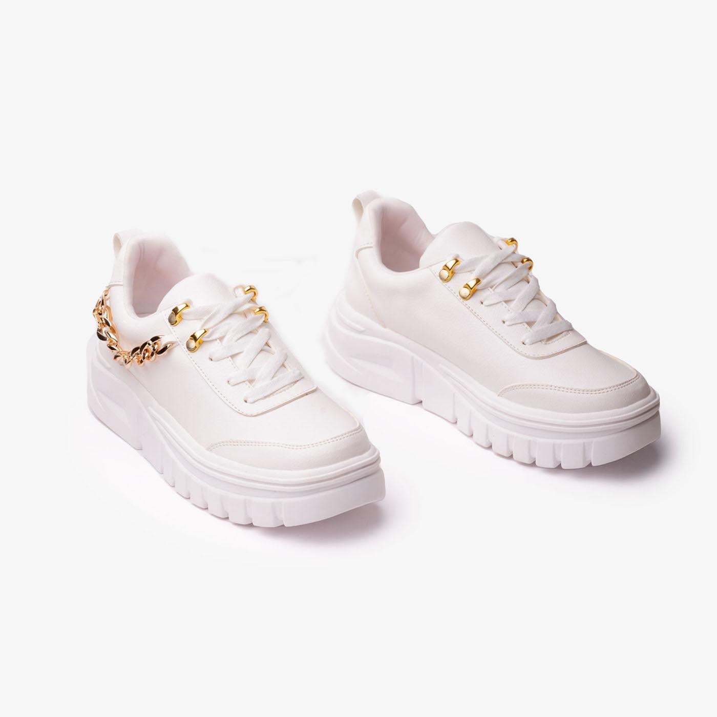 ZAPATILLAS URBANAS MUJER MONTPELIER BLANCO - 3