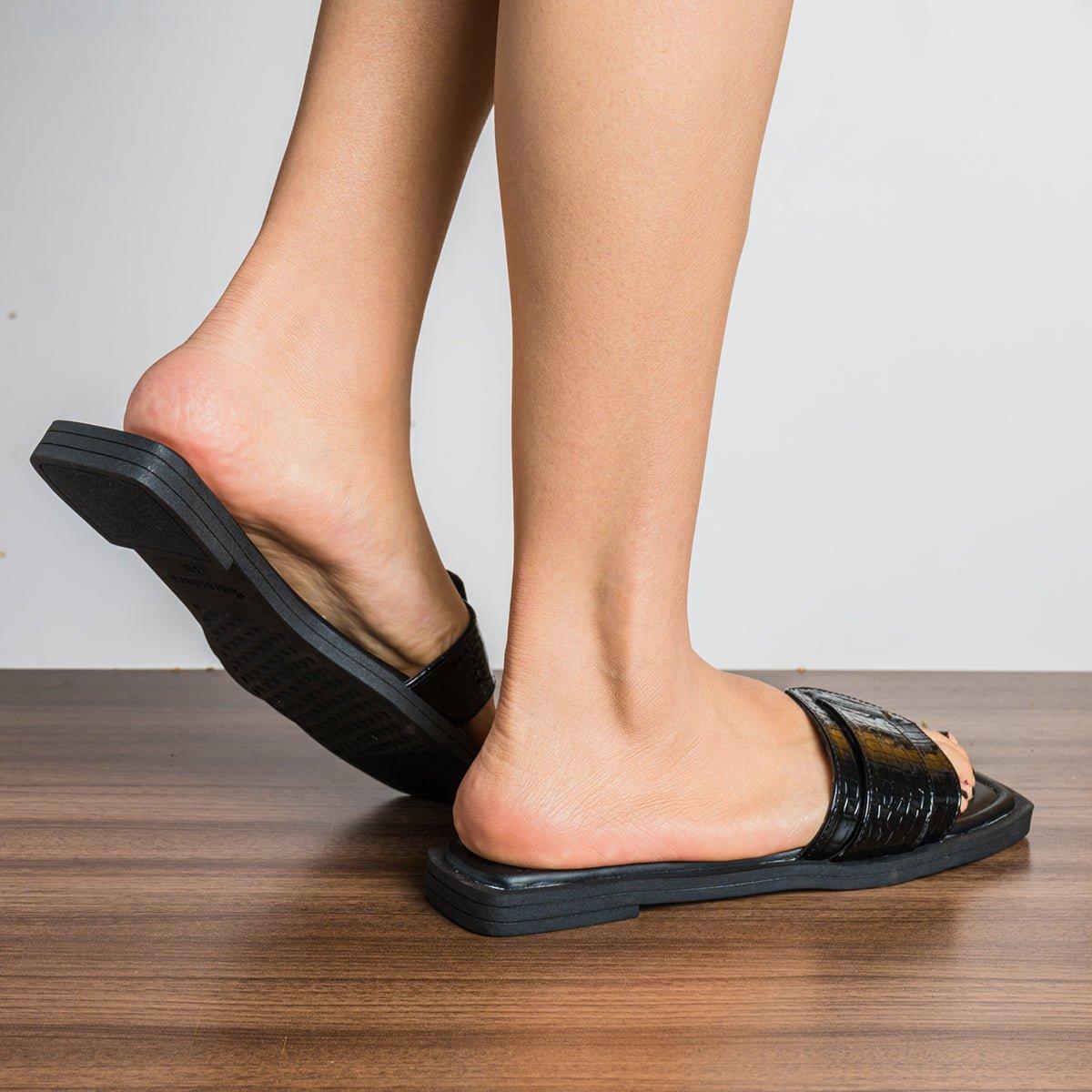 SANDALIAS CASUALES MUJER GENT NEGRO - 3