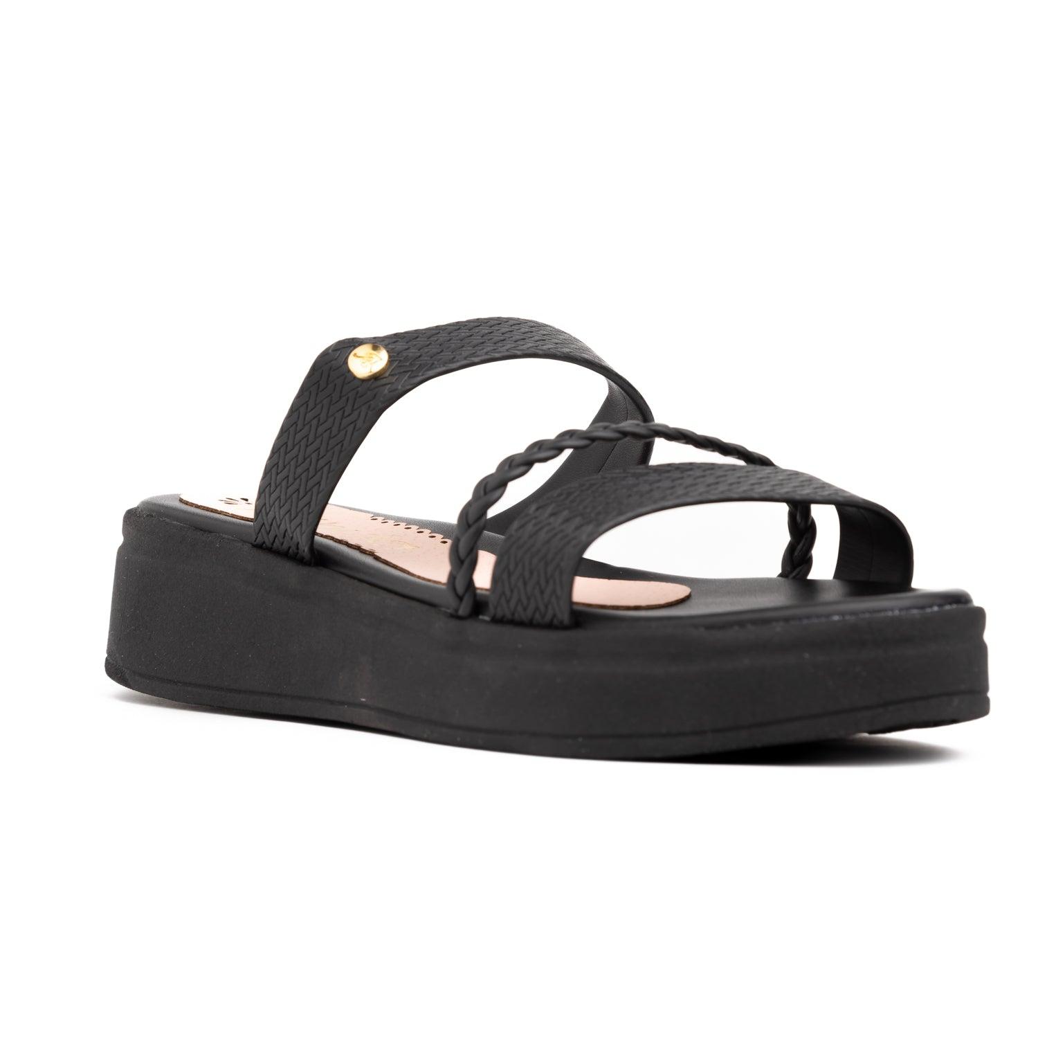SANDALIAS CASUALES MUJER BRICEYDA NEGRO - 5