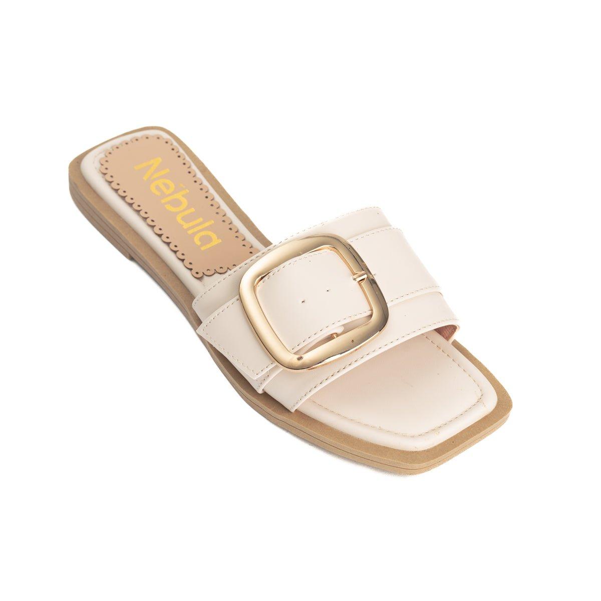 SANDALIAS CASUALES MUJER WILKENS HUESO - 5