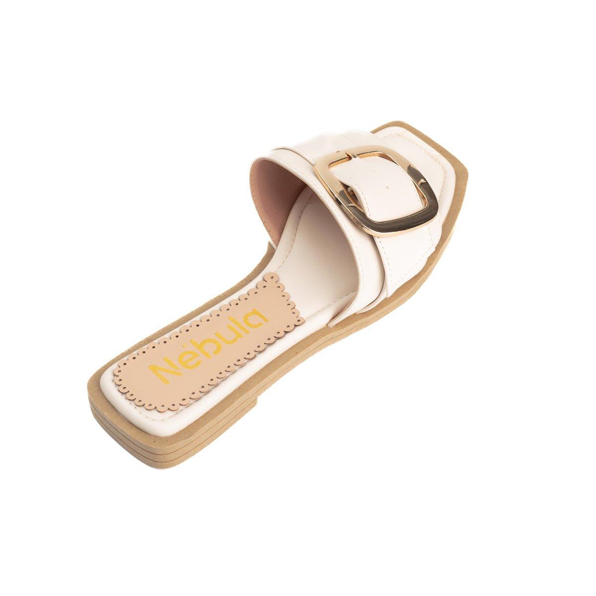 SANDALIAS CASUALES MUJER WILKENS HUESO - 6