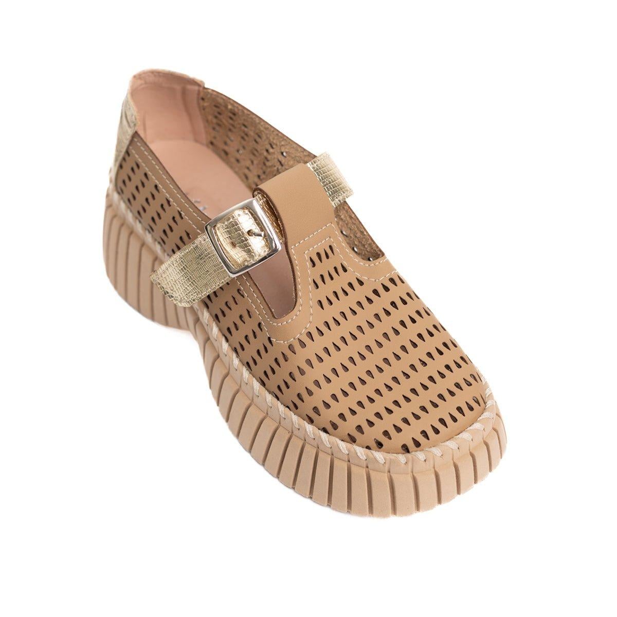 SANDALIAS CASUALES MUJER VESTY CAMEL - 5