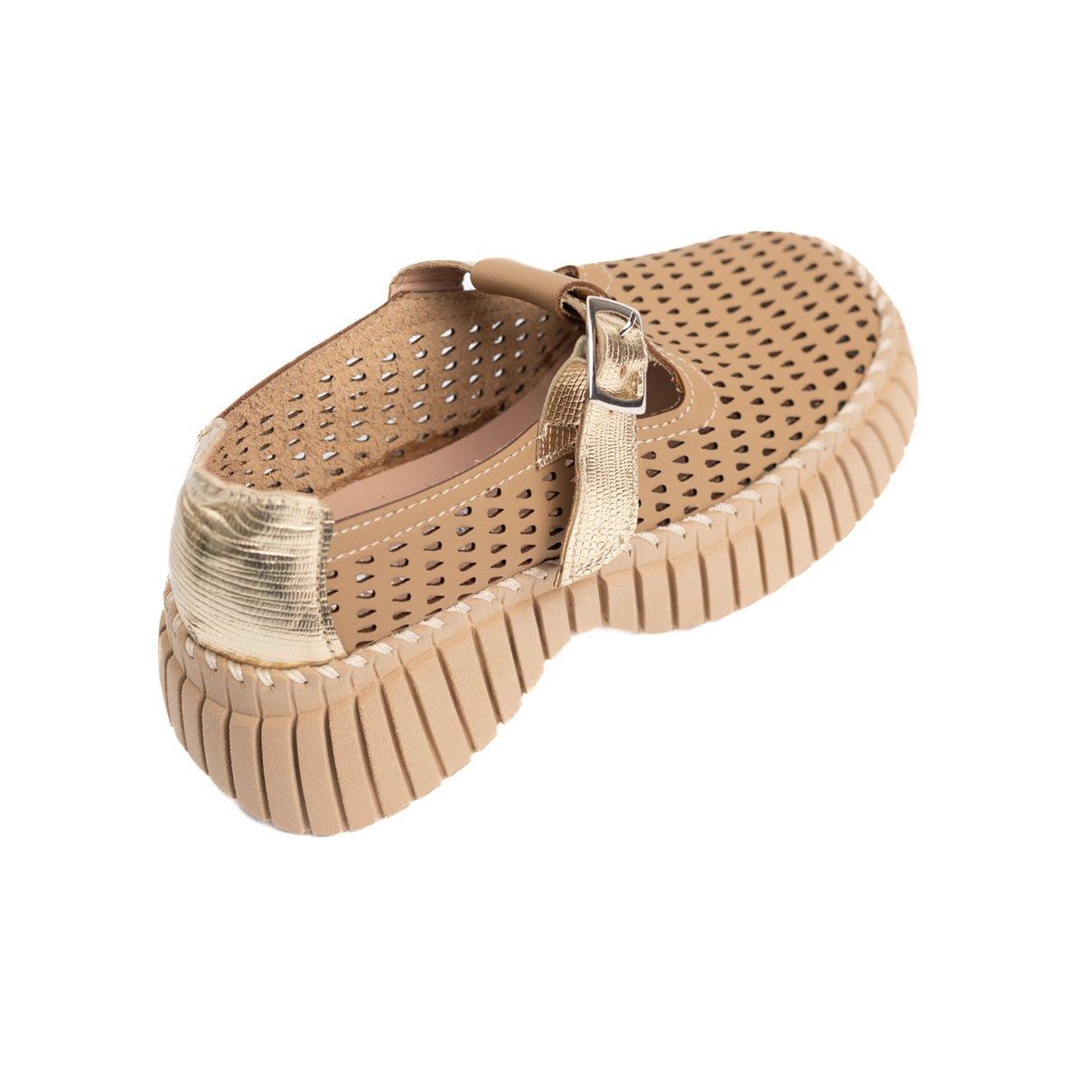 SANDALIAS CASUALES MUJER VESTY CAMEL - 6