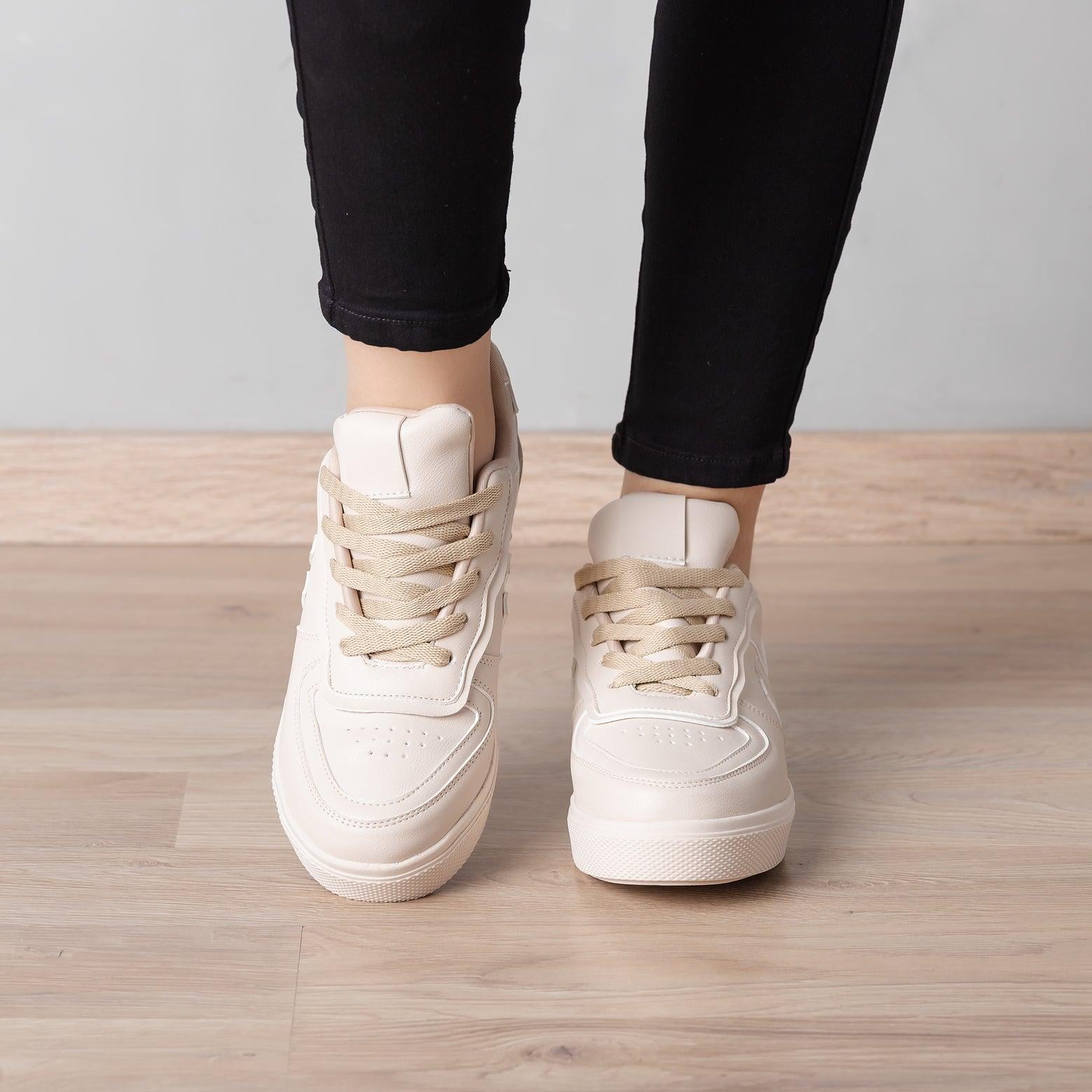 ZAPATILLAS URBANAS MUJER KEYS BEIGE - 2