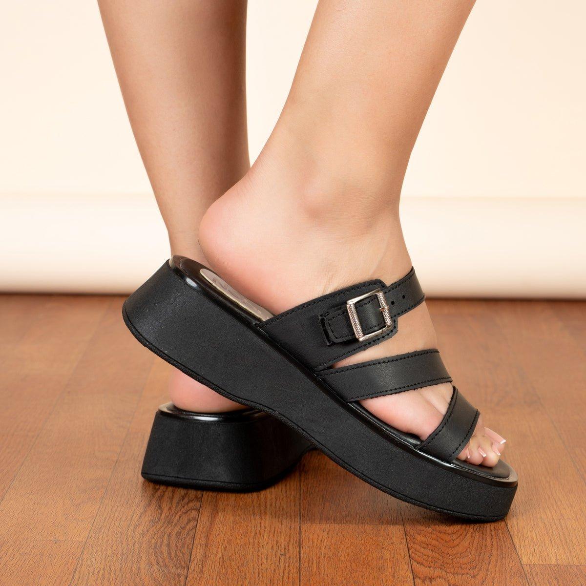 SANDALIAS CASUALES MUJER JEAMY NEGRO - 3