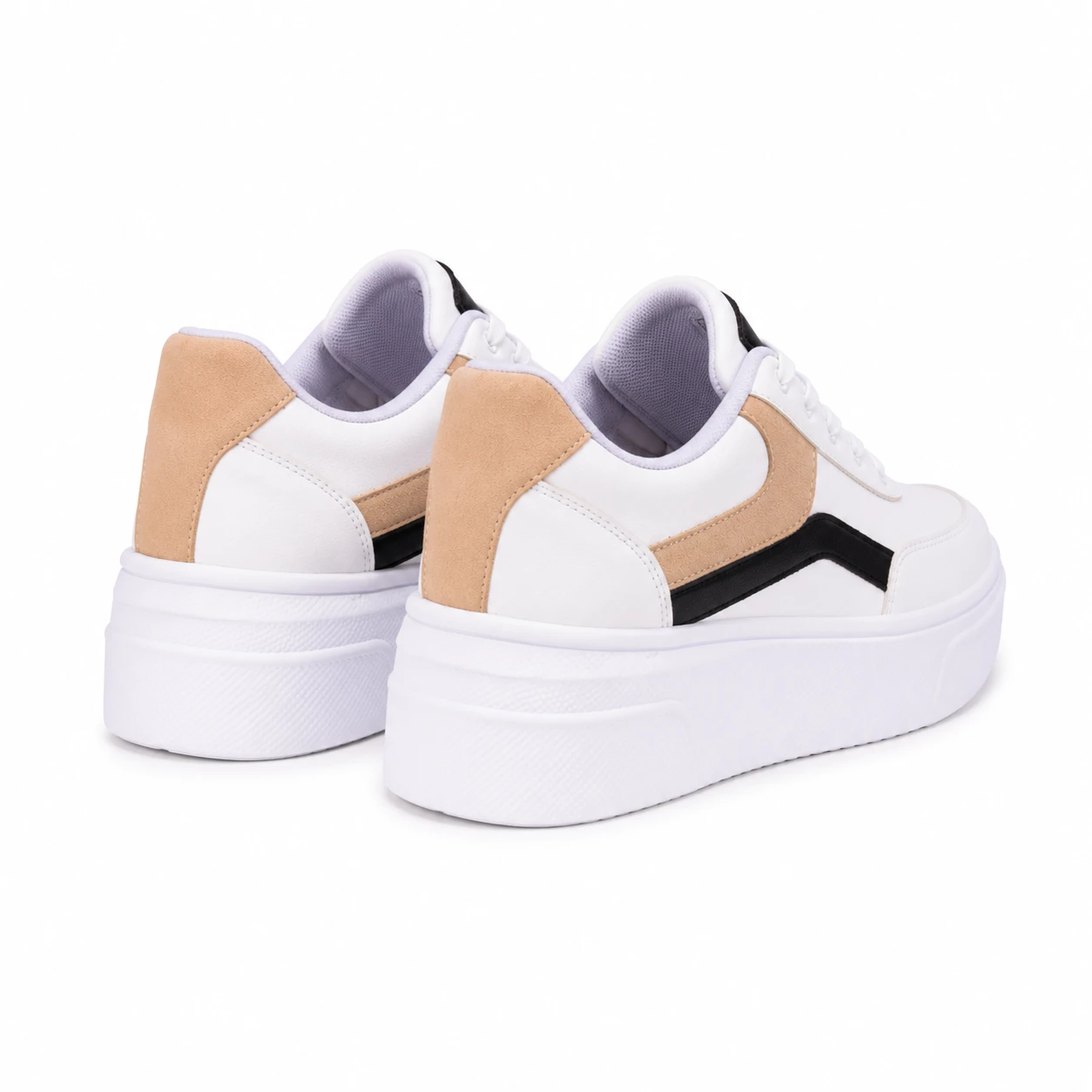 ZAPATILLAS URBANAS MUJER MACARENA NEGRO Y BEIGE - 9