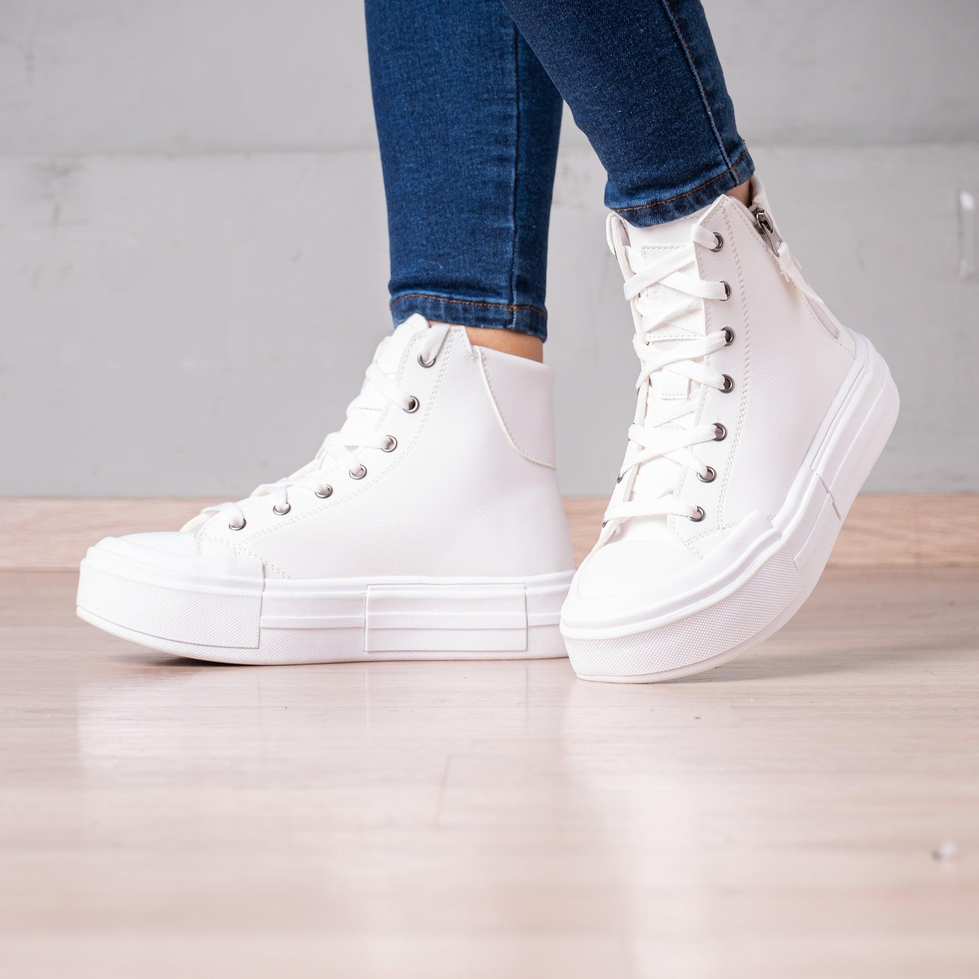ZAPATILLAS URBANAS MUJER YUZHEN BLANCO - 1