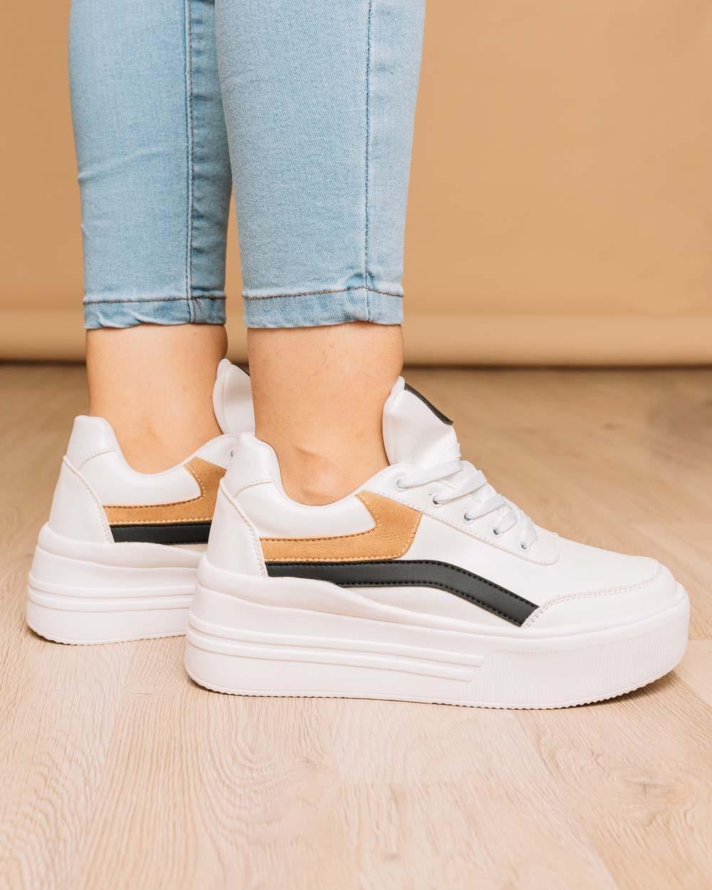 ZAPATILLAS URBANAS MUJER LOOP BEIGE - 1