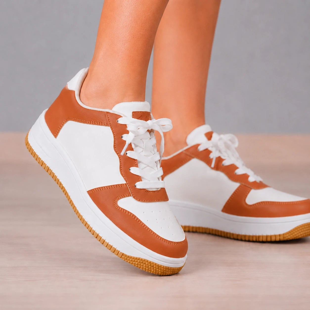 ZAPATILLAS URBANAS MUJER MENDOZA CAMEL - 2