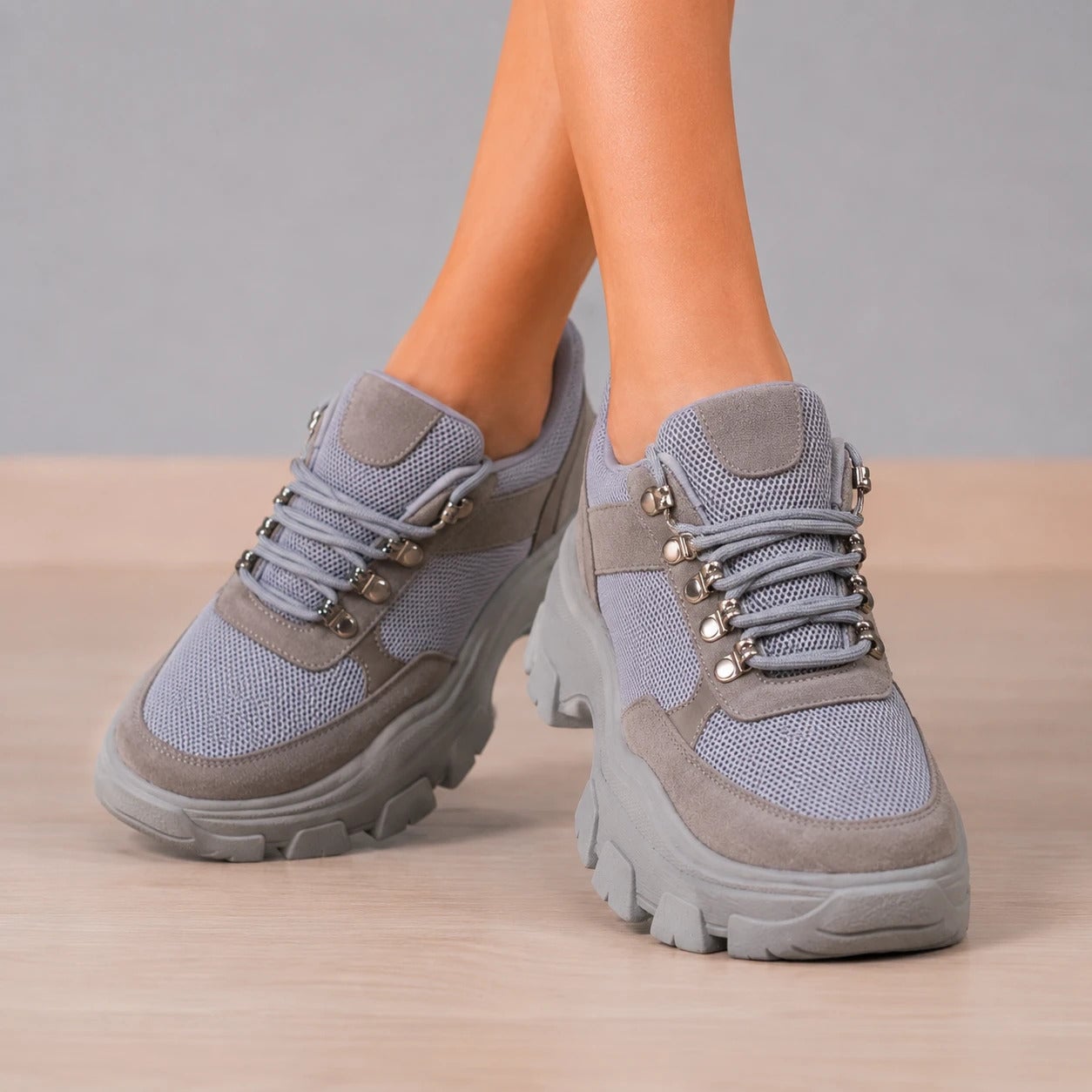 ZAPATILLAS URBANAS MUJER SIDNEY PLOMO - 6