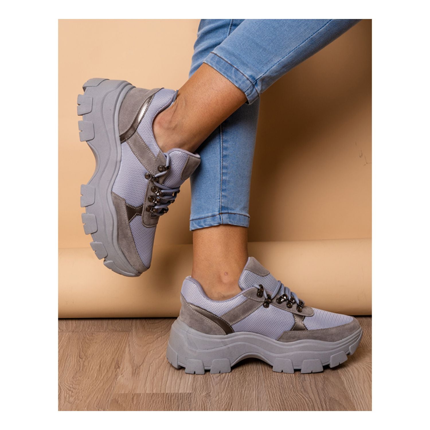 ZAPATILLAS URBANAS MUJER SIDNEY PLOMO - 8