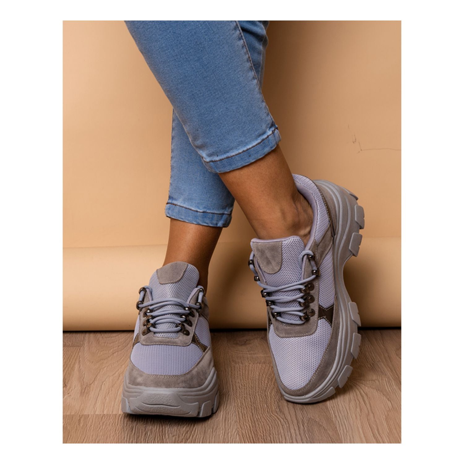 ZAPATILLAS URBANAS MUJER SIDNEY PLOMO - 9