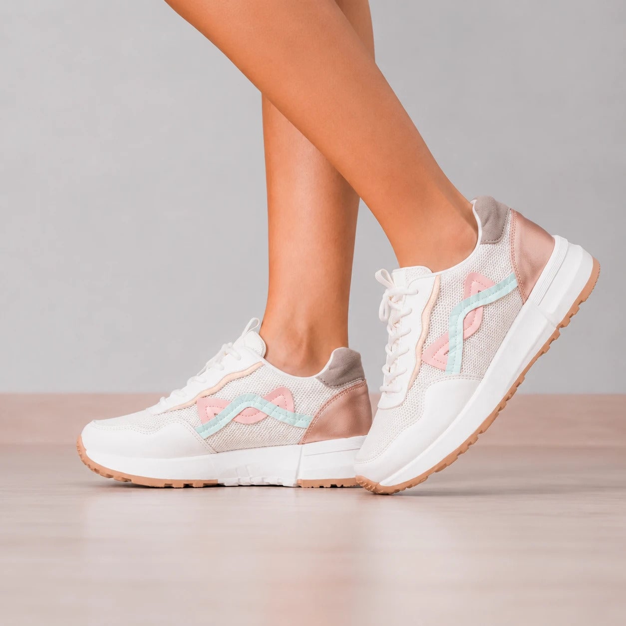 ZAPATILLAS URBANAS MUJER MANU ROSADO - 1