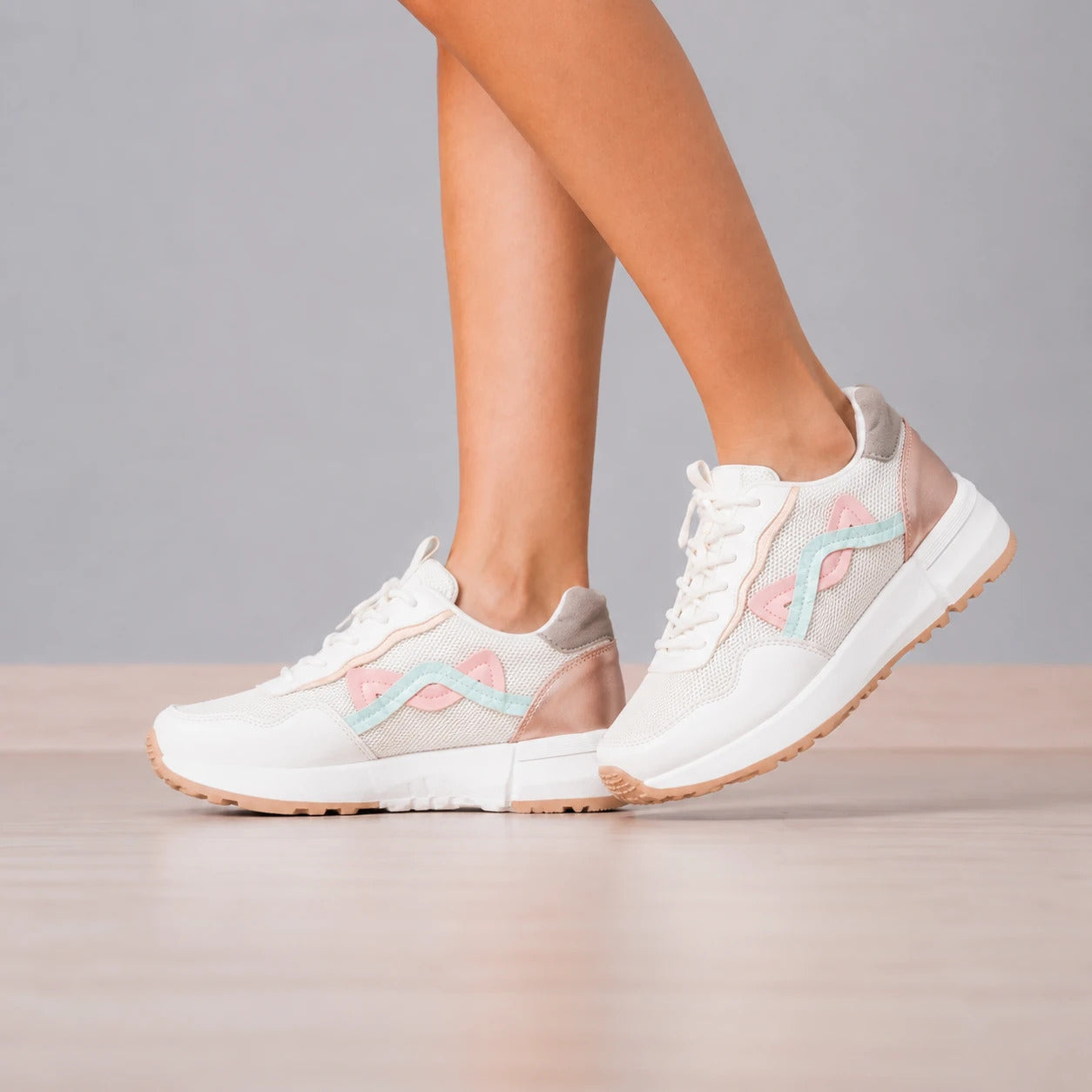 ZAPATILLAS URBANAS MUJER MANU ROSADO - 5